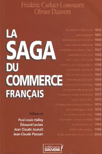 La saga du commerce français 9782951844827