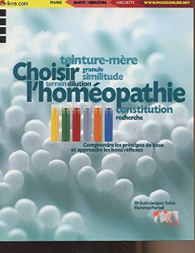 Choisir l'homéopathie 9782846160223