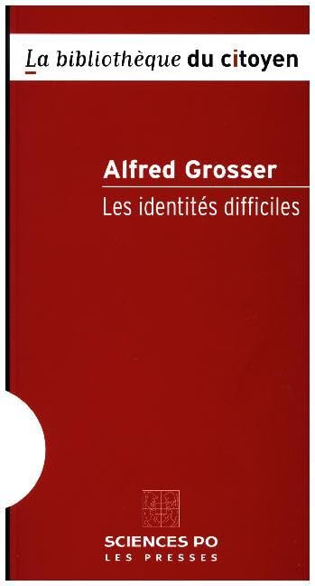 Les identités difficiles 9782724610383