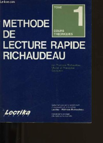 Méthode De Lecture Rapide Richaudeau - 3 Volumes 9782908316018