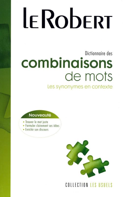 Dictionnaire des combinaisons de mots 9782849020555