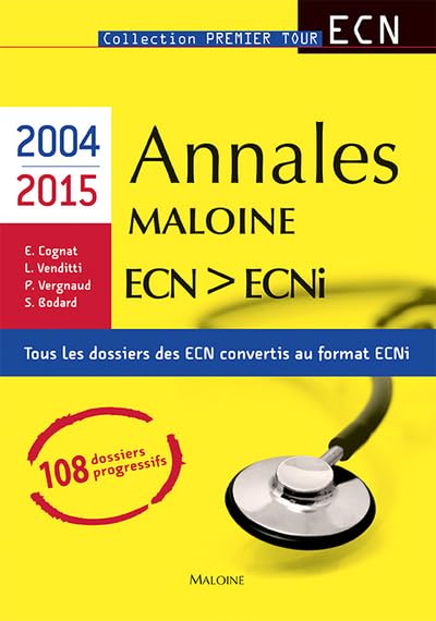 Annales maloine ECN > ECNI 2004-2015 9782224034542