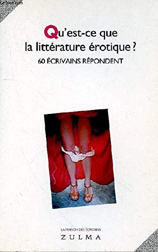 QU EST-CE QUE LA LITTERATURE EROTIQUE 9782909031248