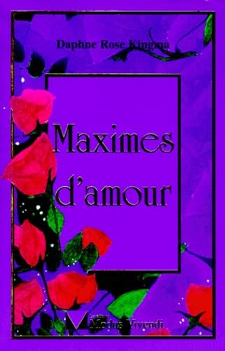 Maximes d'amour 9782921556262