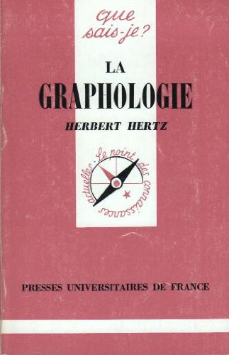 La graphologie 9782130414773