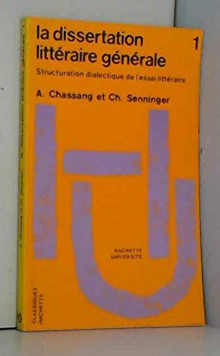 DISSERTATION LITTERAIRE GENERALE T01 9782010037528