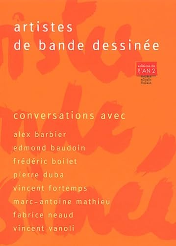 Artistes de bande dessinée: Conversations 9782848560120