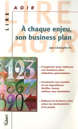 A chaque enjeu, son Business Plan 9782711791972