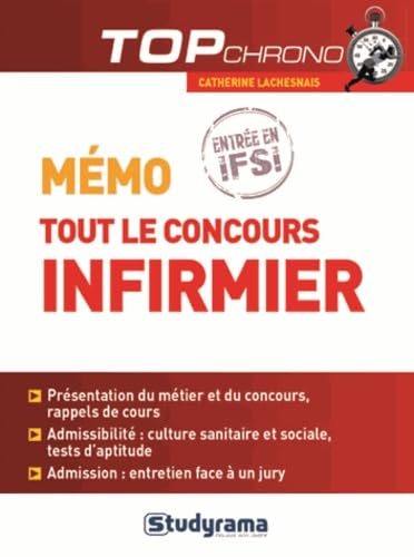 Mémo tout le concours infirmier: entrée en IFSI 9782759026388