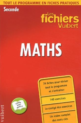 Les fichiers Vuibert : Maths, seconde 9782711737338