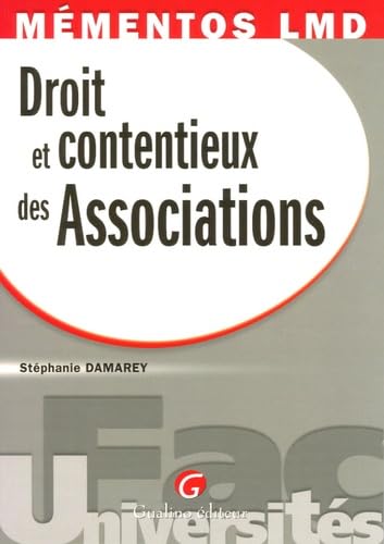 mémentos lmd - droit et contentieux des associations 9782842008888