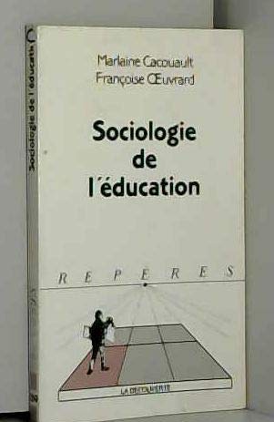 Sociologie de l'éducation 9782707124371