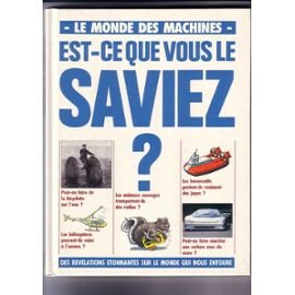 Le monde des machines 9782701504148