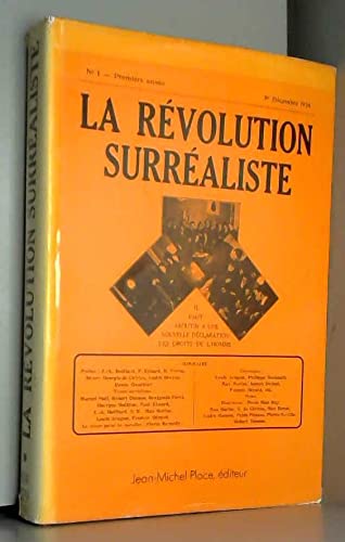 La Révolution surréaliste (1924-1929) 9782858930005