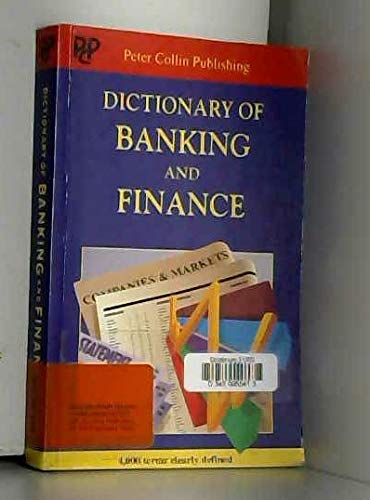 Dictionary Of Banking And Finance 9780948549120