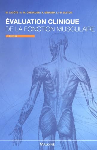 Evaluation clinique de la fonction musculaire 9782224030193