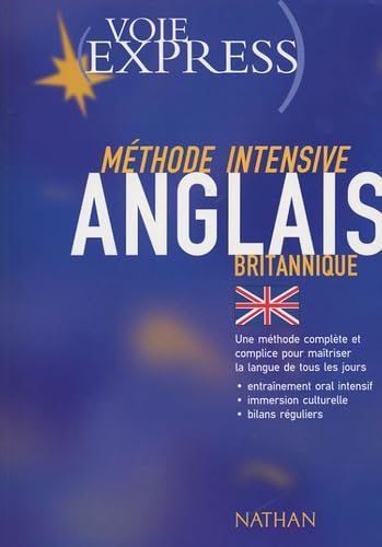 Méthode intensive Anglais britannique LIVRE SEUL 9782098860384