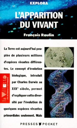L'apparition du vivant 9782266041461