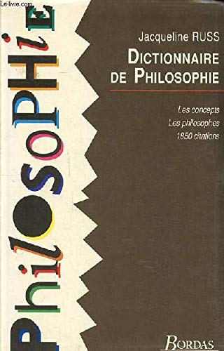 RUSS/DICT.DE PHILOSOPHIE (Ancienne Edition) 9782040193010