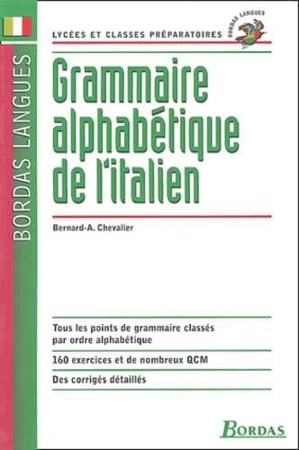 Grammaire alphabétique : Italien 9782047306222