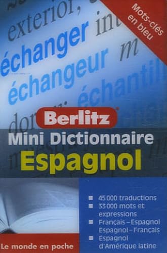Mini dictionnaire Espagnol: Français-Espagnol, Espagnol-Français 9789812468505