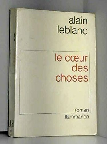 Le Coeur des choses 9782080644237