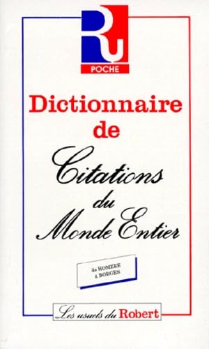 Dictionnaire de citations du monde entier 9782850361074
