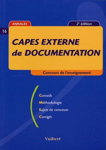Le Capes de documentation, numéro 16 9782711785261
