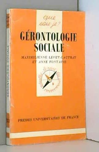 Gérontologie sociale 9782130401926