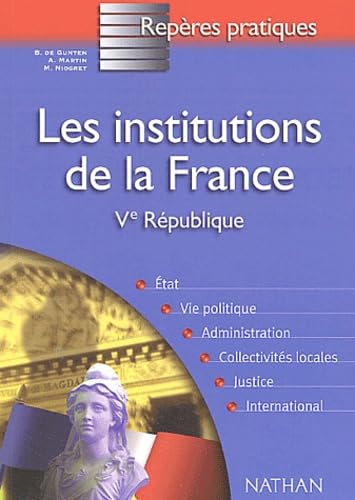 Les Institutions de la France 9782091830858