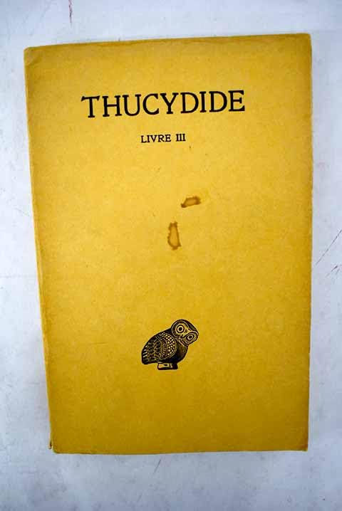 THUCYDIDE La guerre du pélonnèse Livre III 3665375194883