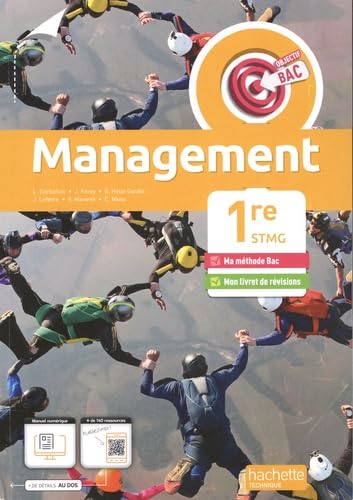 Objectif Bac Management 1re STMG - Livre élève - Ed. 2022 9782017176343
