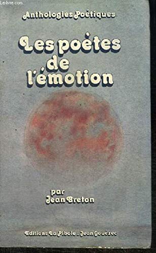 Les poètes de l'émotion 9782864170044