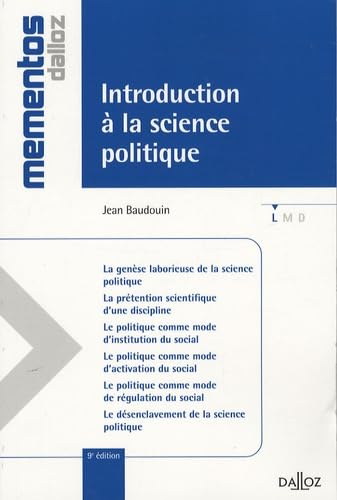Introduction à la science politique 9782247085033