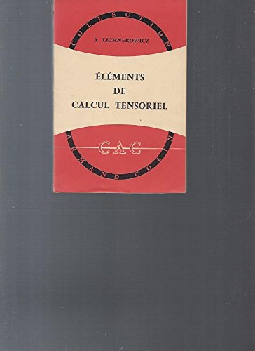 Eléments de calcul tensoriel