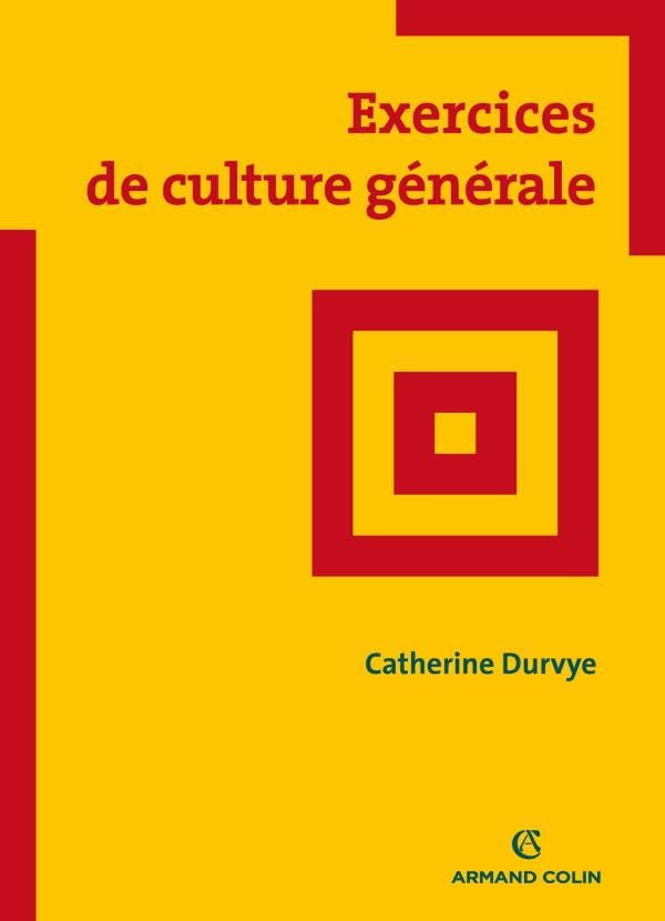 Exercices de culture générale 9782200243449