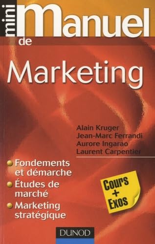 Mini manuel de Marketing 9782100547371