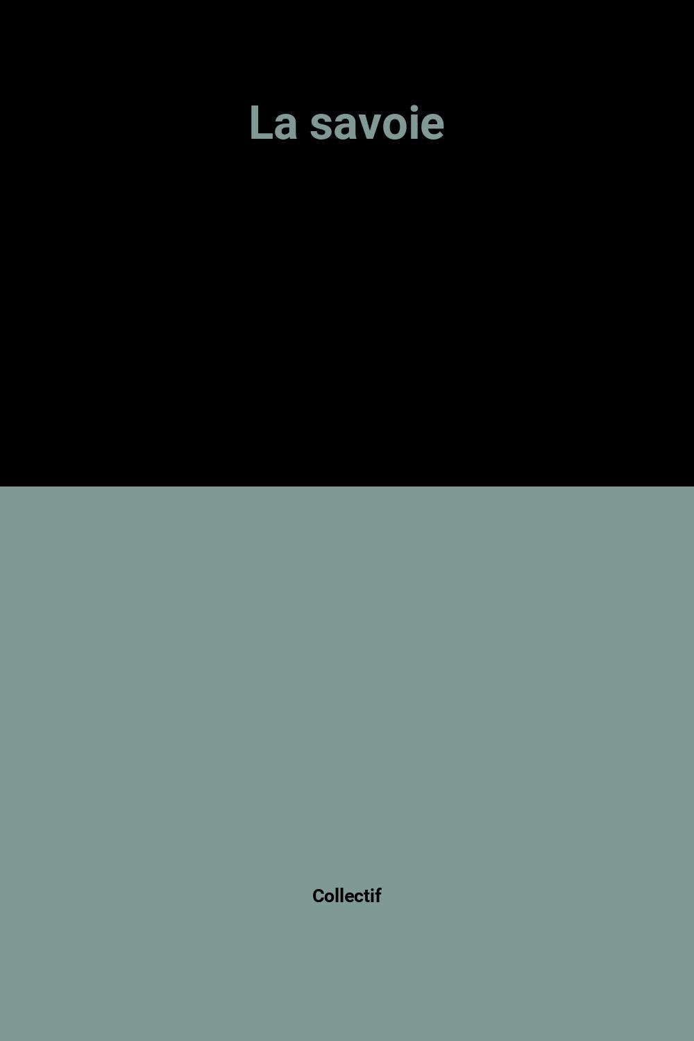 La savoie 9782263015113