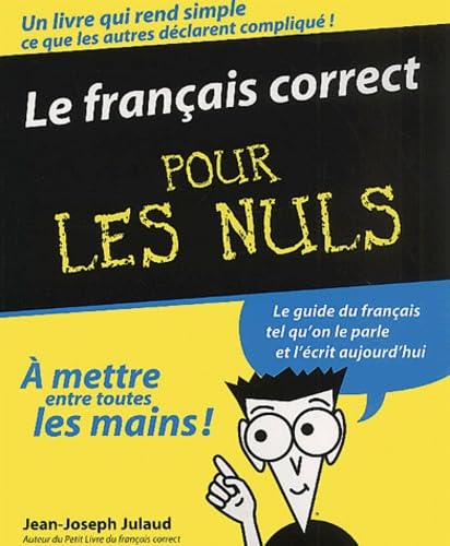 FRANCAIS CORRECT POUR LES NULS 9782876916401