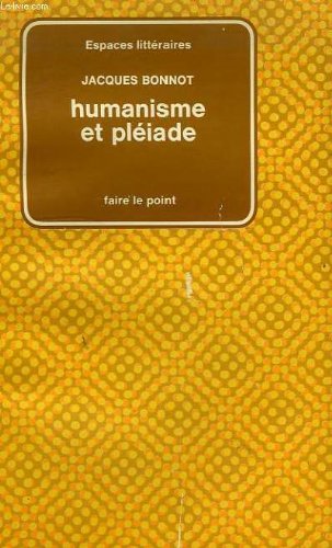 HUMANISME ET PLEIADE 9782010015274