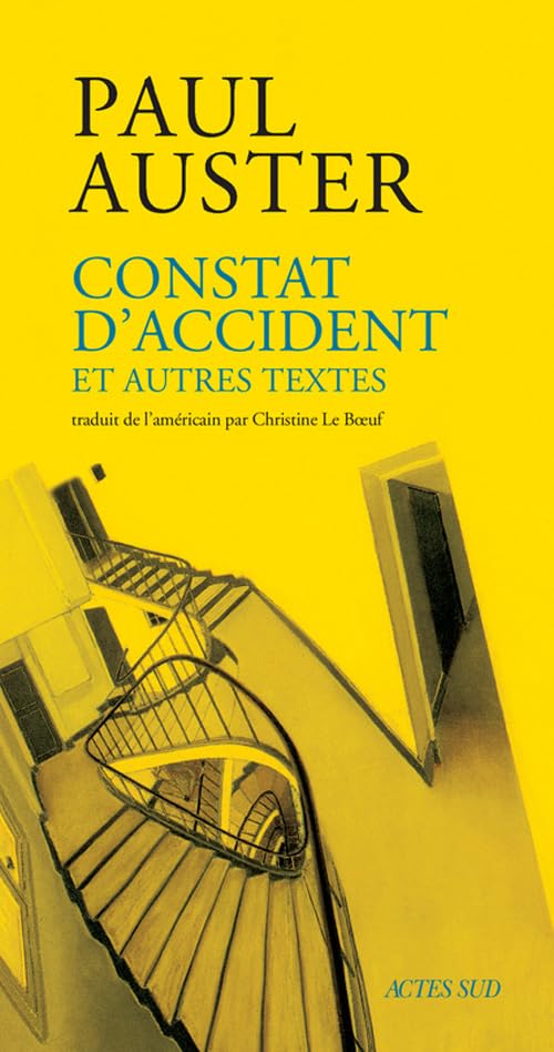Constat d'accident et autres textes 9782742742462