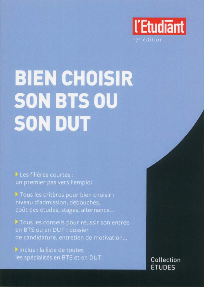Bien choisir son BTS ou son DUT 17e édition 9782817604596
