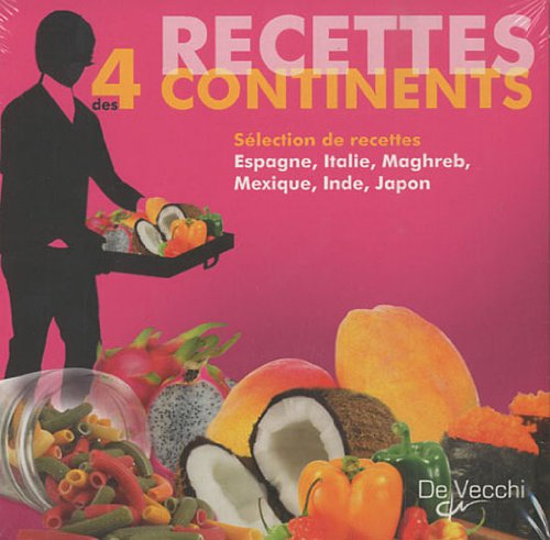 Coffret recettes des 4 continents en 6 volumes: Chili, Kebab, Pasta, Sushi, Tandoori, Tapas 9782732895482