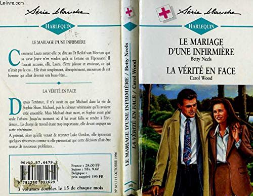 Le mariage d'une infirmière (Harlequin) 9782280032629