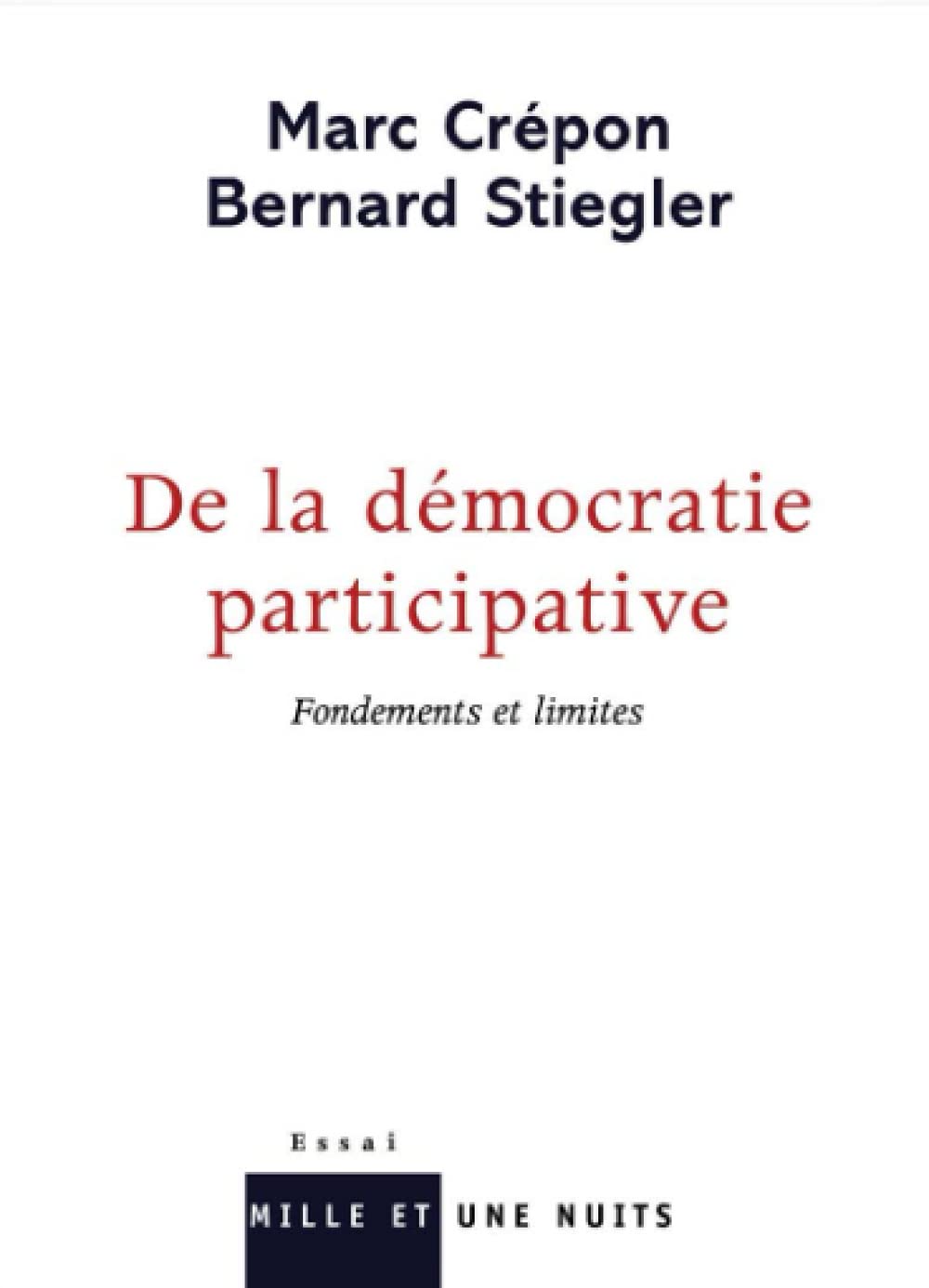 De la démocratie participative 9782755500332