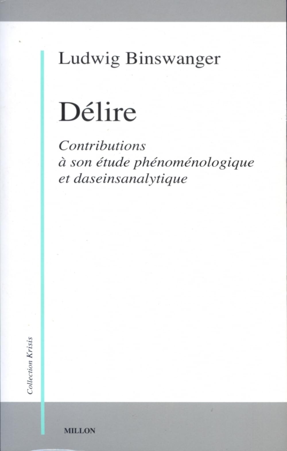 Délire 9782905614872