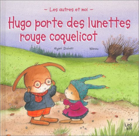 Hugo porte des lunettes rouge coquelicot 9782874220494
