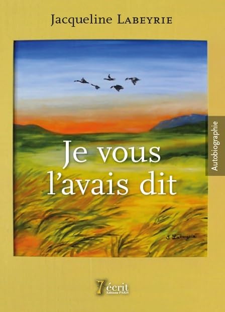 Je vous l'avais dit 9791032600504