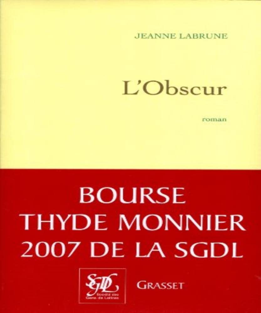L'obscur 9782246725411