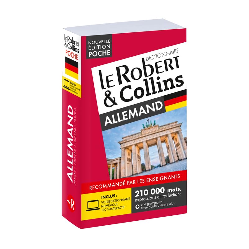 Dictionnaire Le Robert & Collins Poche allemand et sa version numérique à télécharger PC 9782321014881